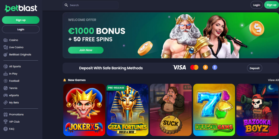 betblast casino